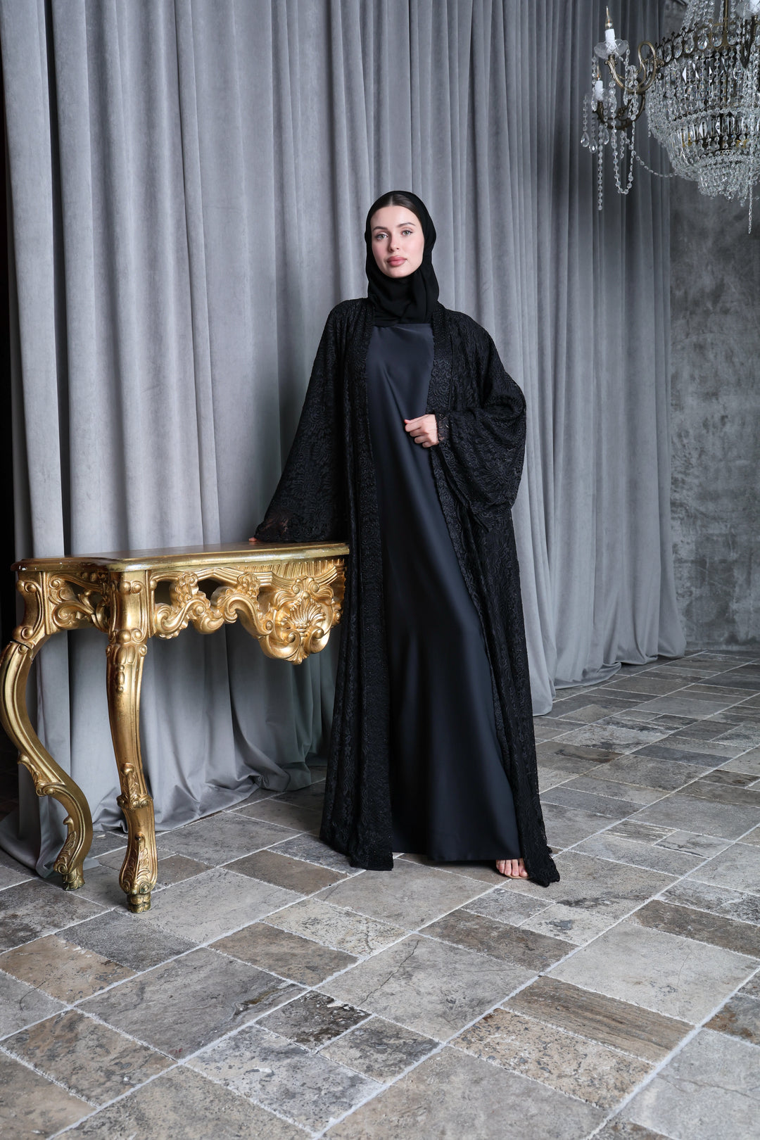 Amara Lace Abaya