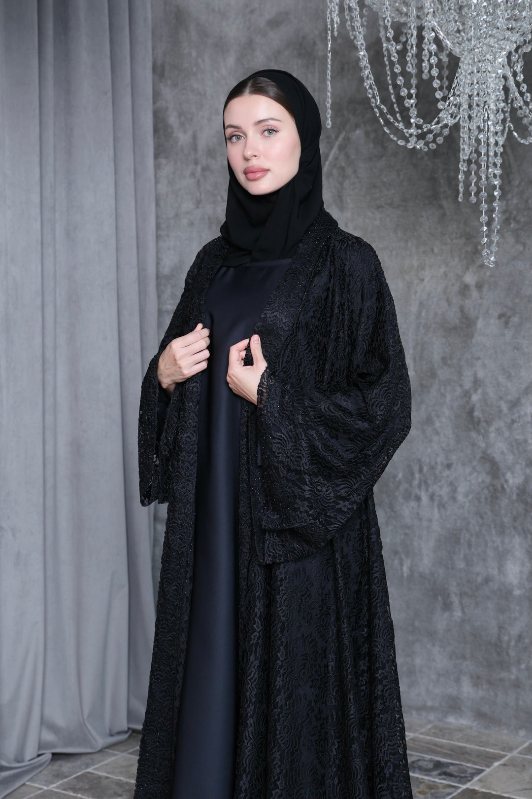 Amara Lace Abaya