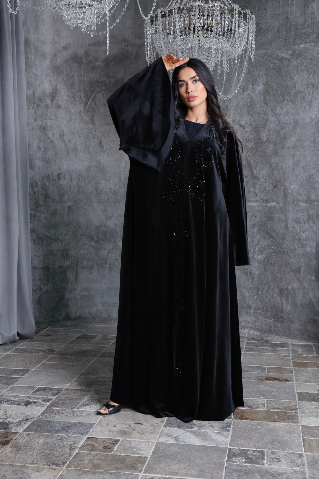 Veda Velvet Abaya