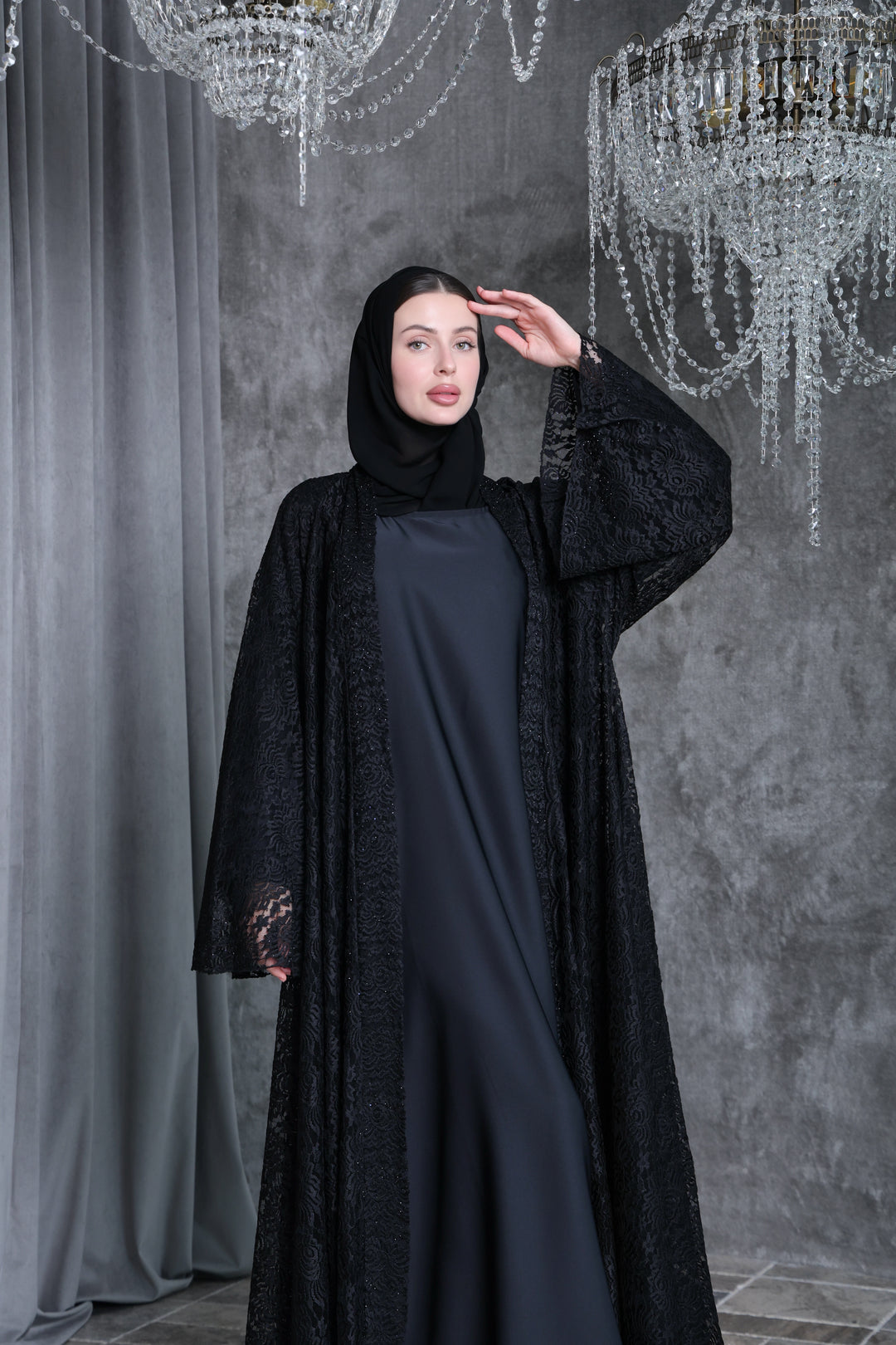 Amara Lace Abaya