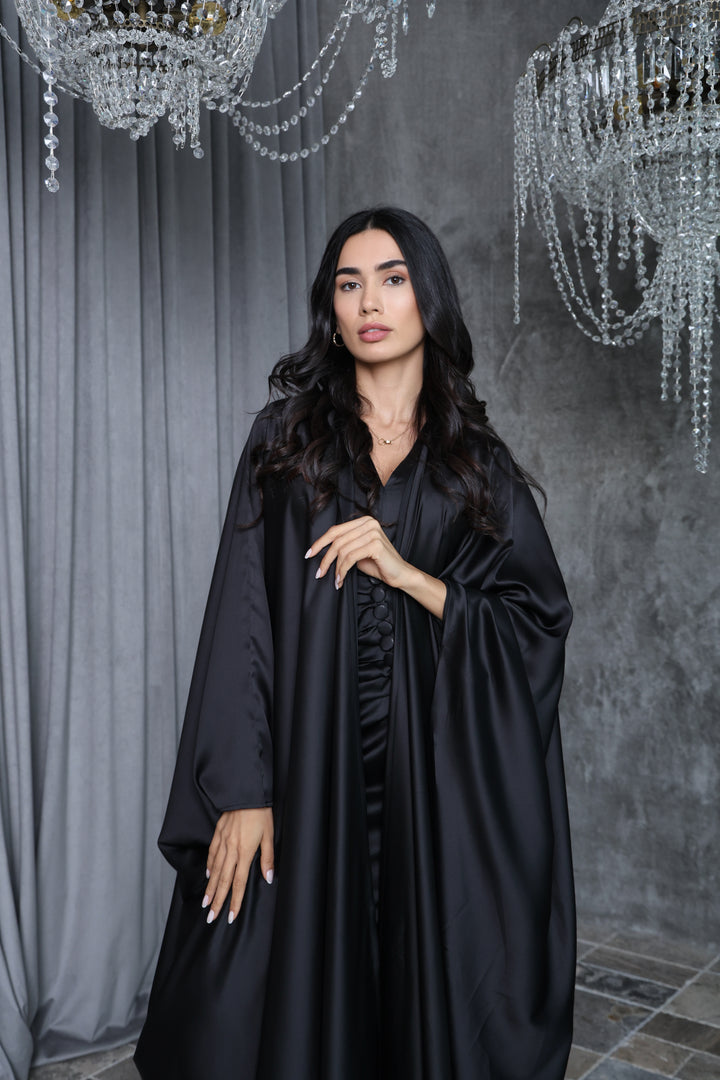 Evara Satin Abaya