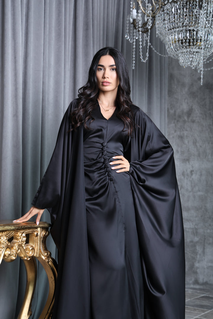 Evara Satin Abaya