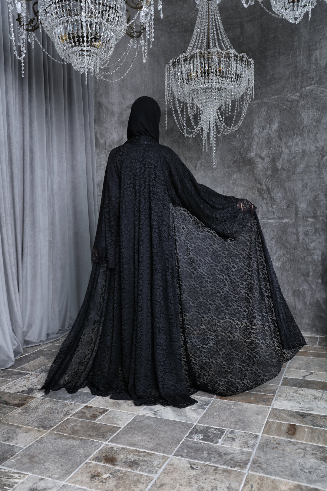 Amara Lace Abaya