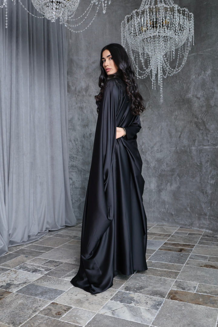 Evara Satin Abaya