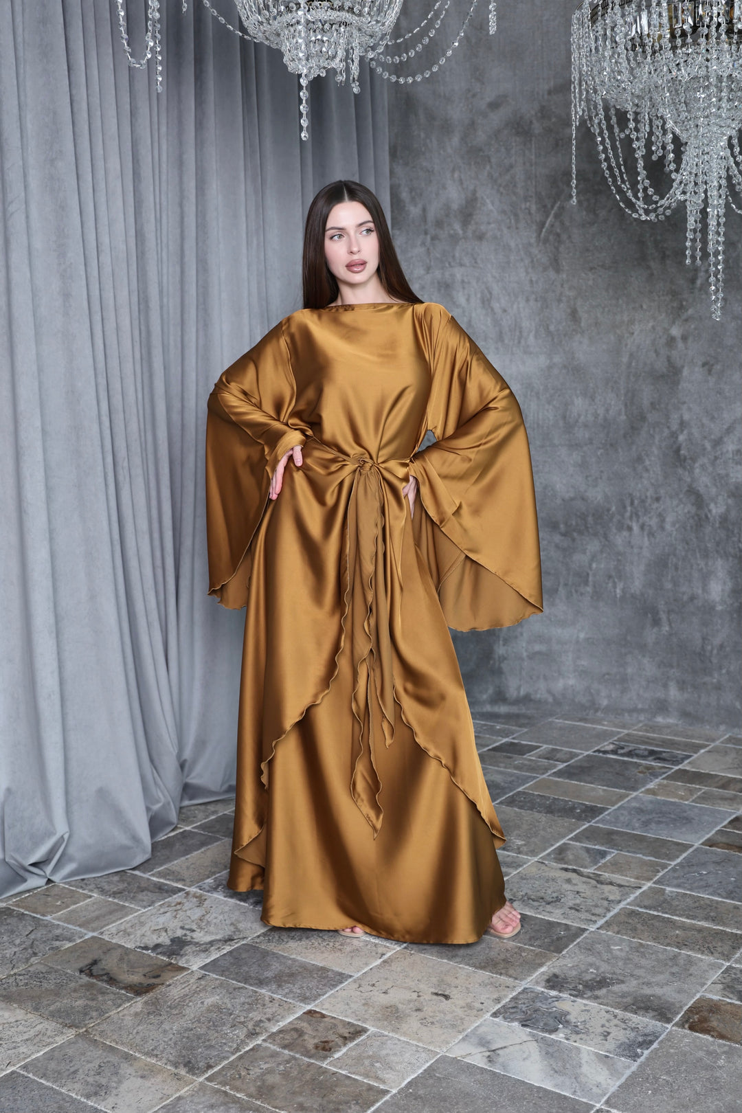 Carmel Satin Dress