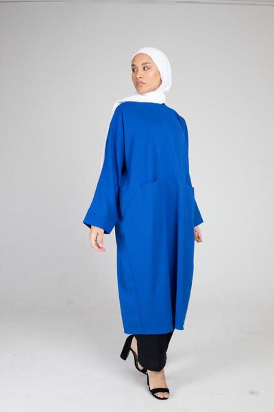 Cobalt Blue Tunic Dress