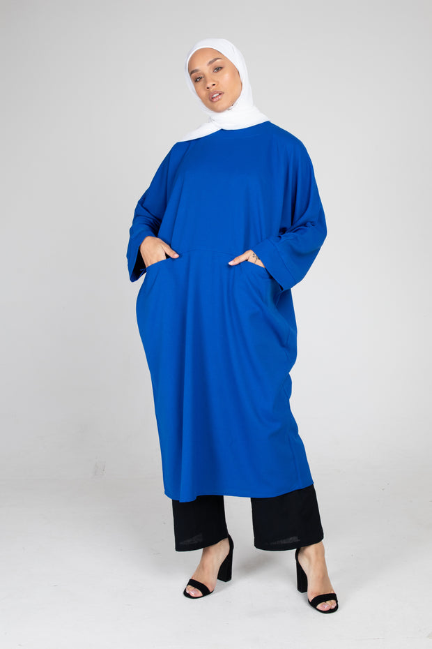 Cobalt Blue Tunic Dress