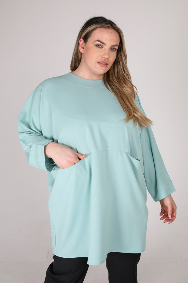 Mint Tunic Top - Plus Size