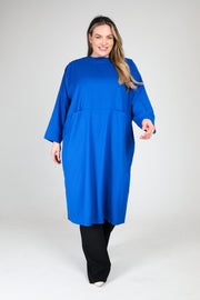 Cobalt Blue Tunic Dress - Plus Size