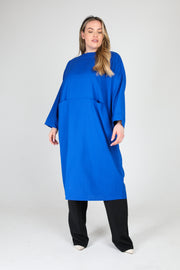 Cobalt Blue Tunic Dress - Plus Size