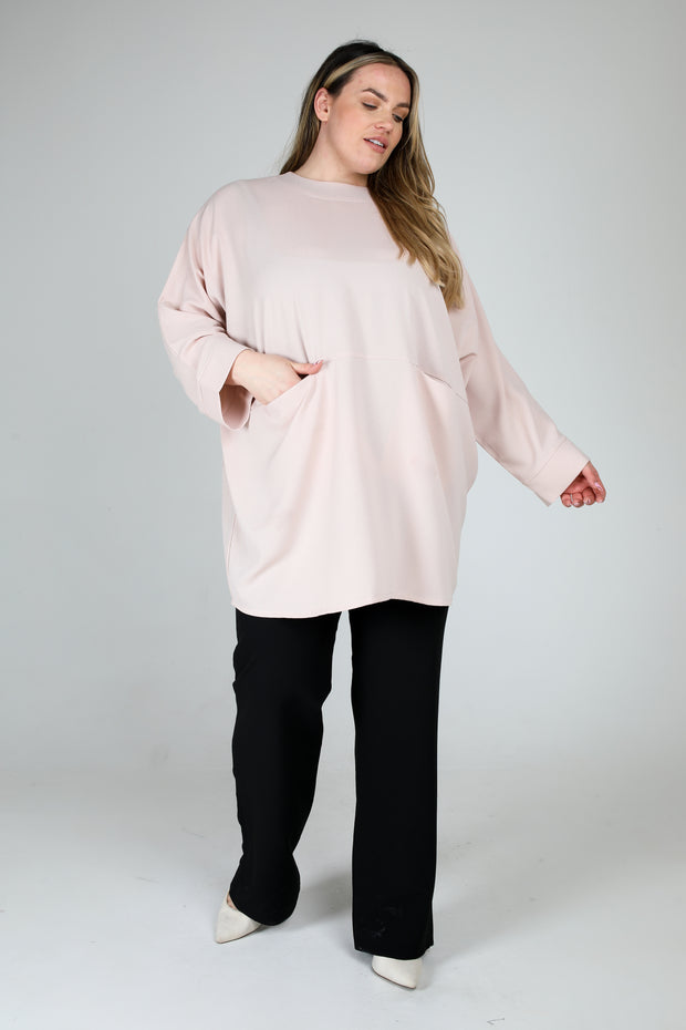 Nude Tunic Top - Plus Size