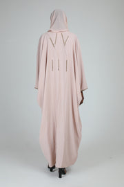 Nude Layali Sparkle Abaya | 2 piece