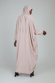 Nude Layali Sparkle Abaya | 2 piece